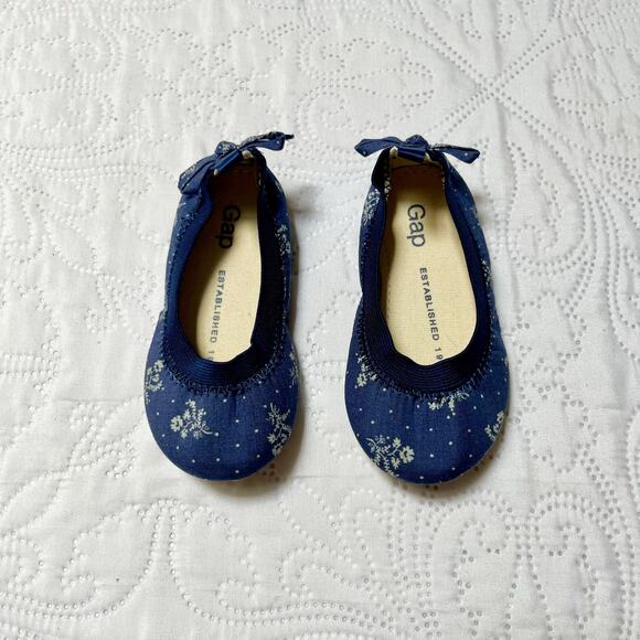 Gap Floral Ballet Flats Size 5 - Picture 2 of 6